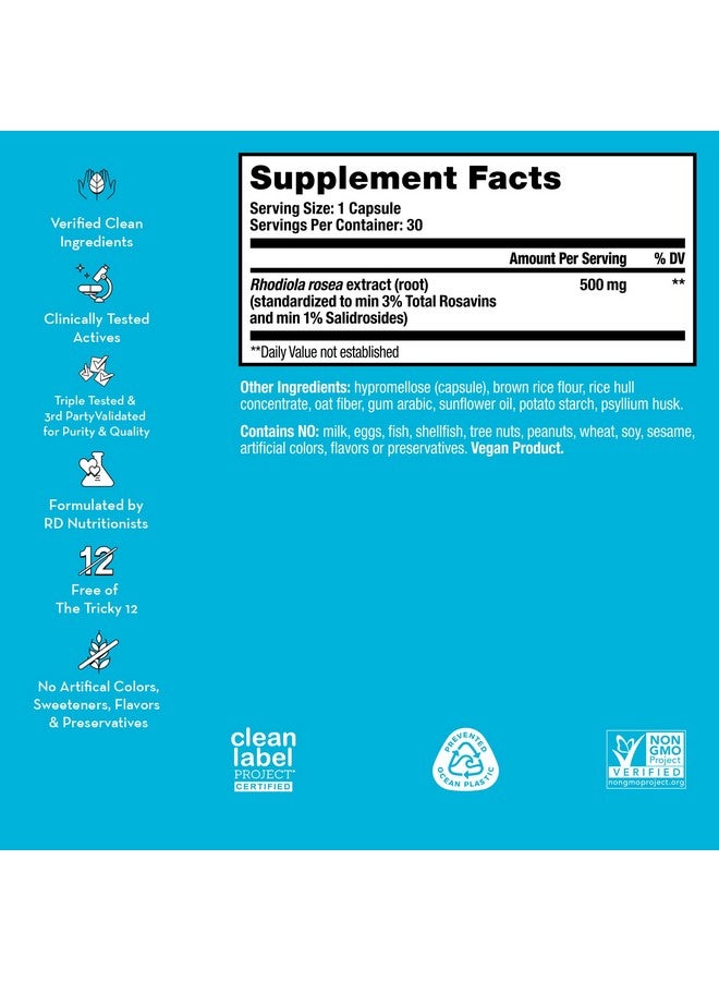 HUM Big Chill - Calming Supplement with Rhodiola Rosea for Stress & Mood Support - Balances Adrenal Health for Improved Stress Response (30-Count) - Image 4