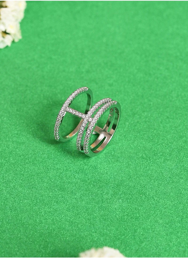 سوهي Stone Studded Finger Ring