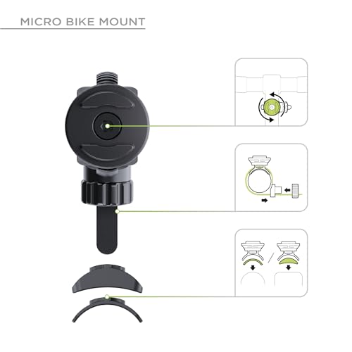 SP CONNECT Universal Bicycle Mobile Phone Holder - Smartphone Bracket Mount for Mountain & Road Bikes - Patented Twist Lock, Strong Clamp-Grip - for 58-85mm Wide Devices - Cycling, Riding Accessories - Image 4