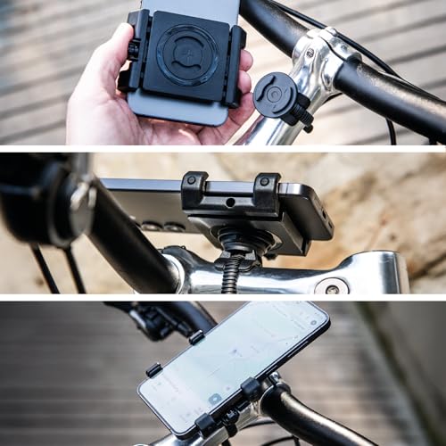 SP CONNECT Universal Bicycle Mobile Phone Holder - Smartphone Bracket Mount for Mountain & Road Bikes - Patented Twist Lock, Strong Clamp-Grip - for 58-85mm Wide Devices - Cycling, Riding Accessories - Image 5