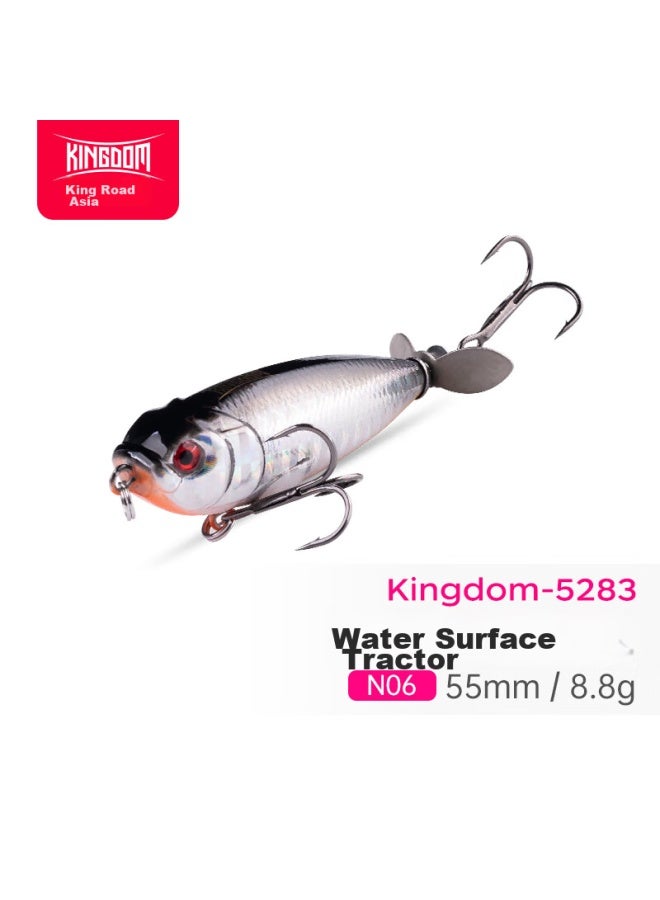 King Lure King Fishing Bait, Floating Pencil-shaped Water Surface Tractor Artificial Bait For Freshwater Bass, Bionic Imitation Bait, N06 Color - Image 1
