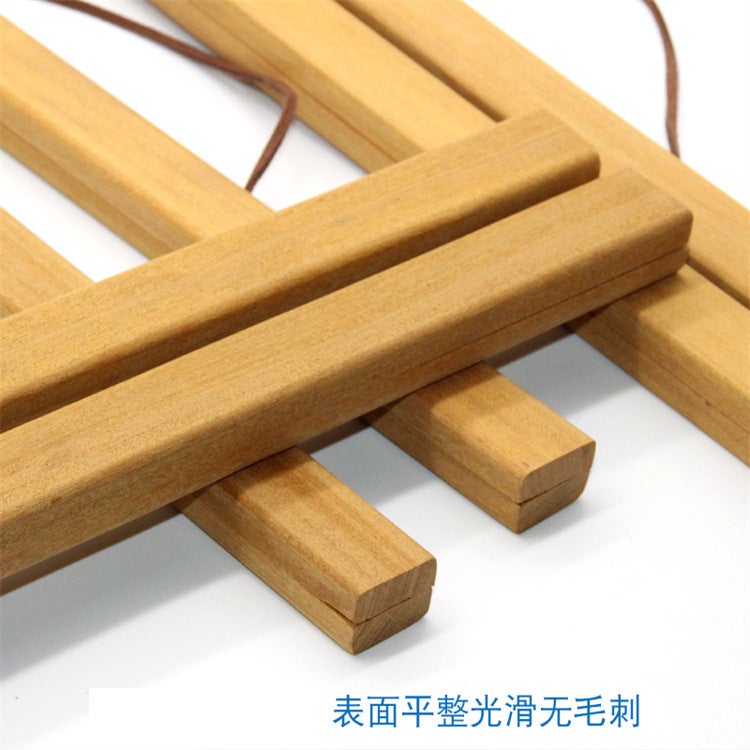 Solid Wood Magnet Hanging Picture Clip Diy Flat Rod Screw Hanging Picture Rod Calligraphy And Painting Framed Po Frame Core Clip Poster Hanging Picture Scroll - Image 4