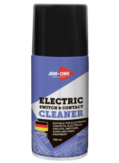 AIM-ONE Aim One Electric Switch & Contact Cleaner 100ml - Suitable For Electronic Contacts - Electrical Circuits - Switches - Audio And Video Equipment 