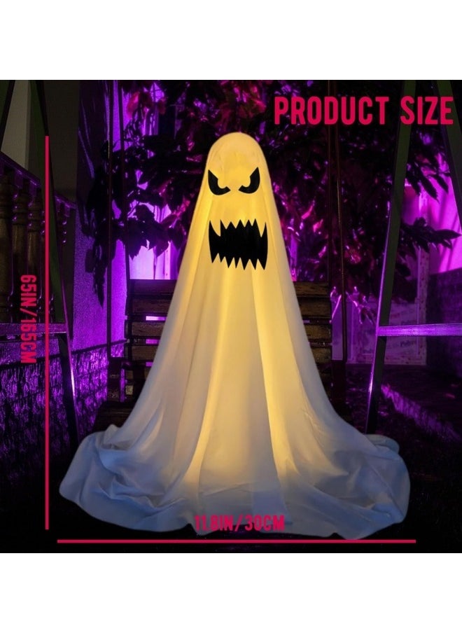 Outdoor Ghost Decoration Spooky Ghost Standing Lighted Spooky Decorations Ghost Decor with Light Strings Battery Operated - pzsku/ZDE07E9D706D9CF81F38FZ/45/_/1725607456/d19f7c4f-d558-436b-90dc-64b1a72c14b3