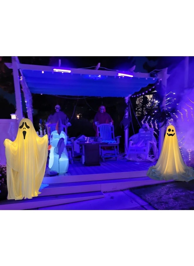 Outdoor Ghost Decoration Spooky Ghost Standing Lighted Spooky Decorations Ghost Decor with Light Strings Battery Operated - pzsku/ZDE07E9D706D9CF81F38FZ/45/_/1725607464/345754ca-b51b-491f-8de8-b8594699df07