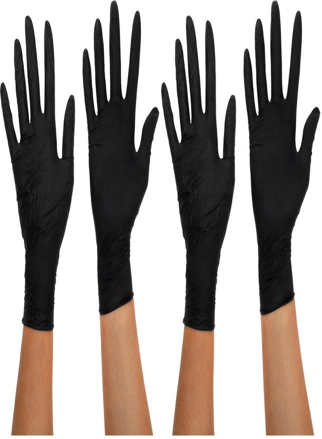 BLACK MAMBA Nitrile Workshop Maintenance Gloves - Black, Large - Image 1