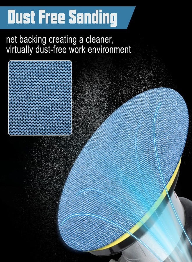 SPEEDWOX Mesh Abrasive 9 inch Drywall Sander Sandpaper 150 Grit 10pcs Dust-Free Hook and Loop Drywall Sanding Disc Aluminum Oxide Sanding Discs for Drywall Sanders for Metal Wood Finishing - Image 3