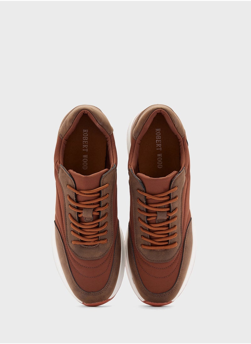 Robert Wood - Casual Suede Sneakers - Image 1
