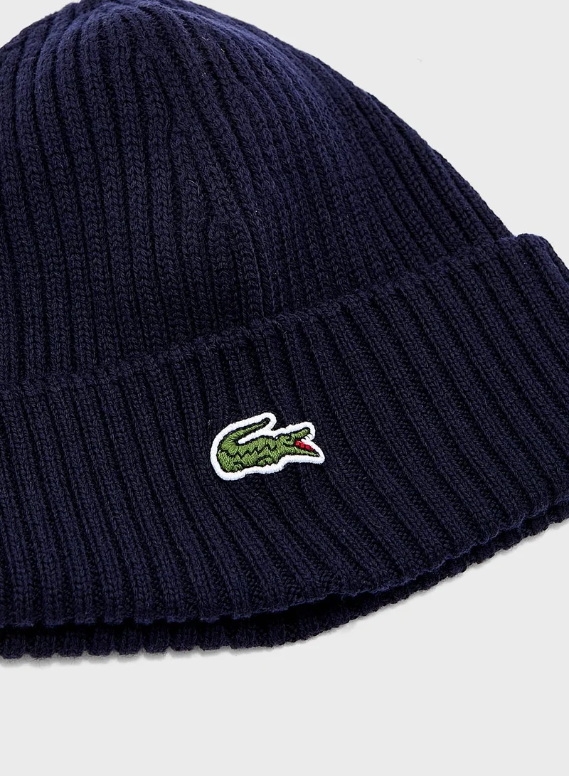 LACOSTE Logo Beanie Cap