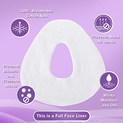 RemZzzs Full Face Cpap Mask Liners (K2-FM) - Reduce Noisy Air Leaks and Painful Blisters - Cpap Supplies and Accessories - Compatible with Resmed Respironics DeVilbiss - Image 2