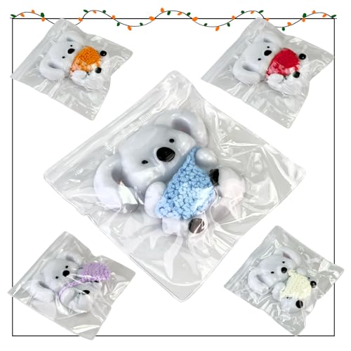 TiTiC Animal Squeeze Toy Cat Paw Squishy Toys Stress Relief Cute Soft Squeeze Fidget Toys Party Favors Gift for Adult Random Color Koala - Image 1