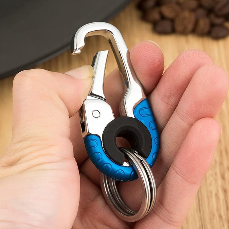 klarako Creative Stainless Steel Keychain，men keychains for car keys, Men's Car Key Chain - Image 3