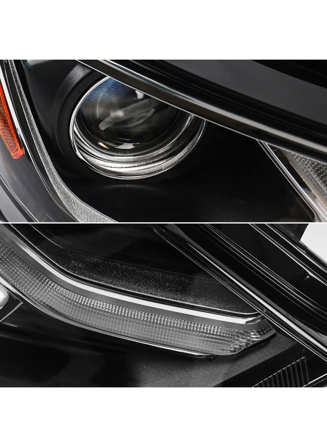 FIONE for Chevy Equinox Headlight Assembly 2018 2019 2020 2021 Halogen LED DRL Projector Headlamp Replacement Right Passenger Side RH 84194562 - Image 4