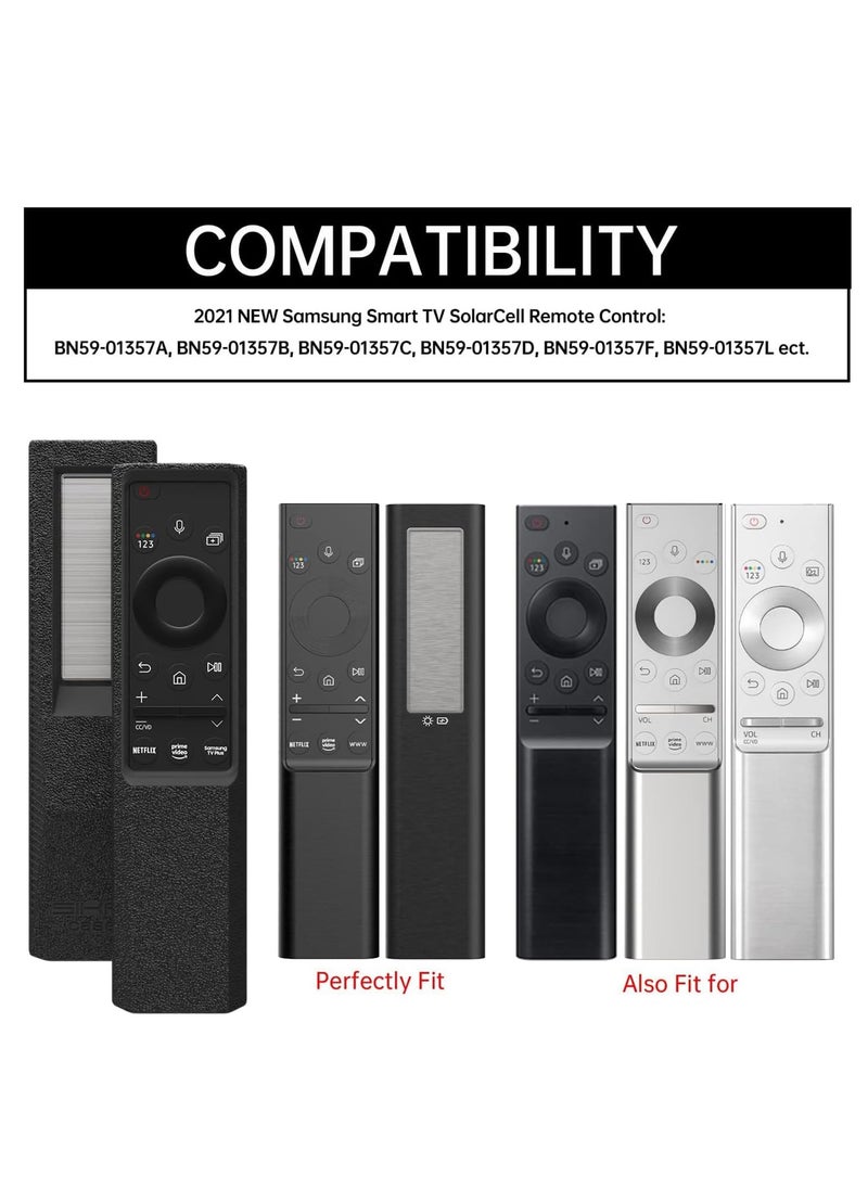 SYOSI - Silicone Case Remote Control Azonee Cover for Samsung Solar Cell 2021 Protective for BN59-01357 Series BN59-01357A / BN59-01357B / BN59-01357D / BN59-01357F Sleeve Protector Skin - Image 1