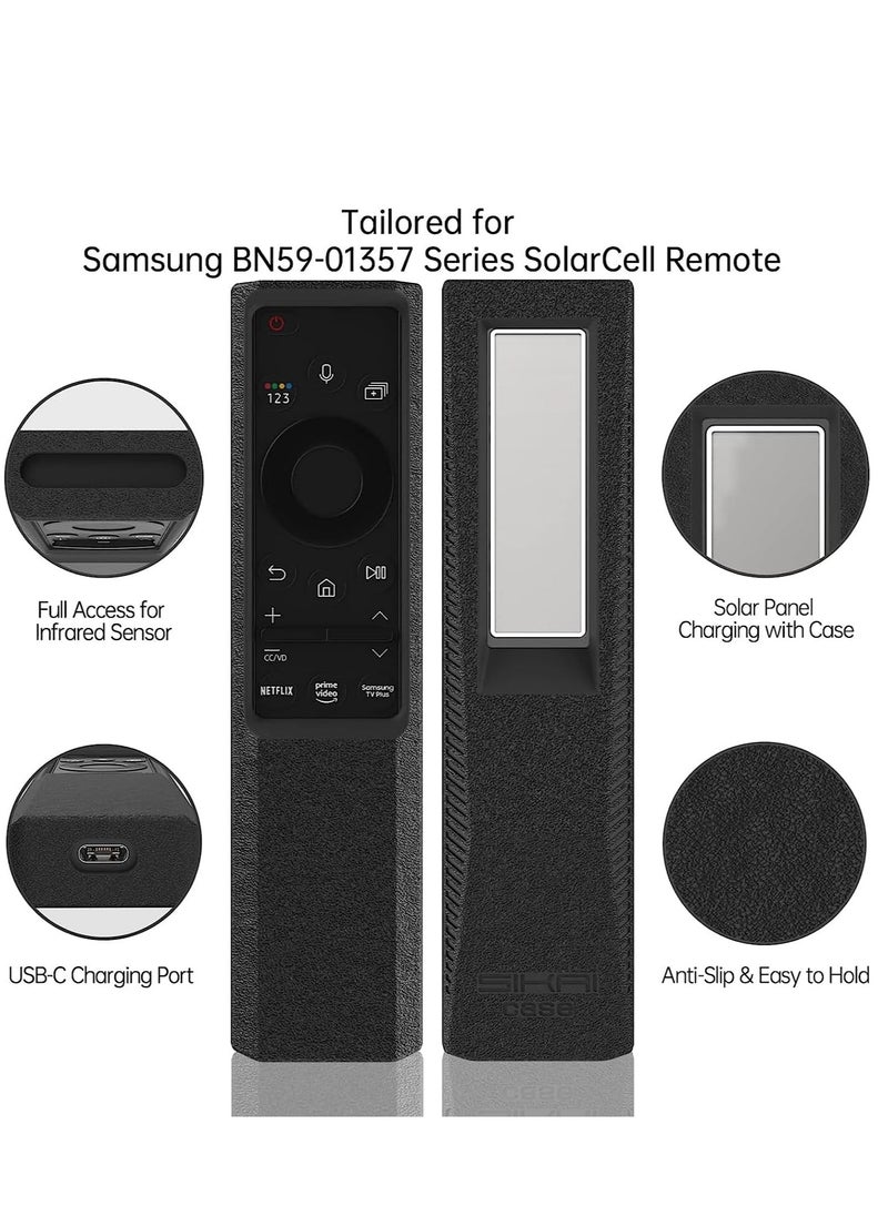 SYOSI - Silicone Case Remote Control Azonee Cover for Samsung Solar Cell 2021 Protective for BN59-01357 Series BN59-01357A / BN59-01357B / BN59-01357D / BN59-01357F Sleeve Protector Skin - Image 1