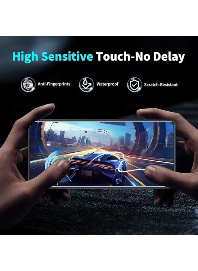 عام 【2+2 Pack】 Screen Protector Compatible with Xiaomi 15 Ultra with Camera Lens Protector, Full Coverage 9H Tempered Glass Film, Ultra HD, Anti-Scratch, Bubble-Free, Easy Install Glass - Image 5