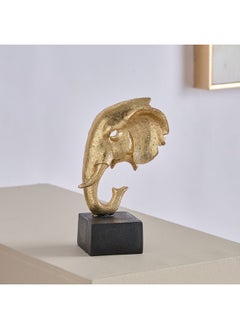 Home Box Wren Polyresin Elephant Head Decorative Accent 16 x 20.5 x 9 cm  - Image 1