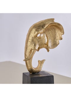 Home Box Wren Polyresin Elephant Head Decorative Accent 16 x 20.5 x 9 cm  - Image 3