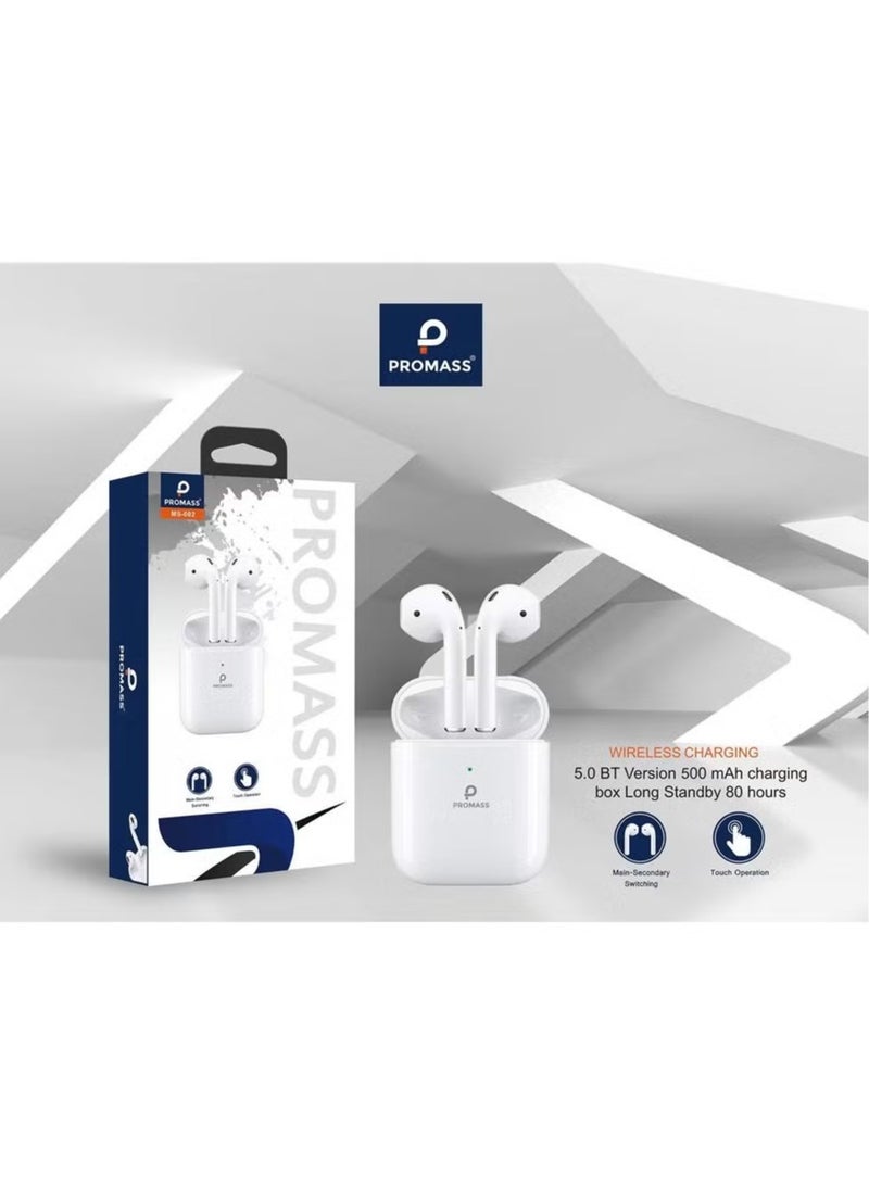 PROMASS Original Bluetooth headset from Promas, first version, a wireless Bluetooth headset that supports wireless charging, features clear sound and noise isolation, works on all mobile phones such as iPhone - Image 3