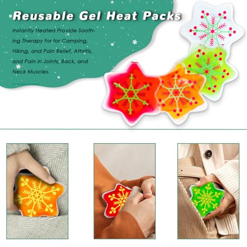 Couleurs Reusable Snap Heat Pack, Click Hand Warmers for Camping, Outdoor, Indoor, Working, Studying (Christmas Star) - Image 5