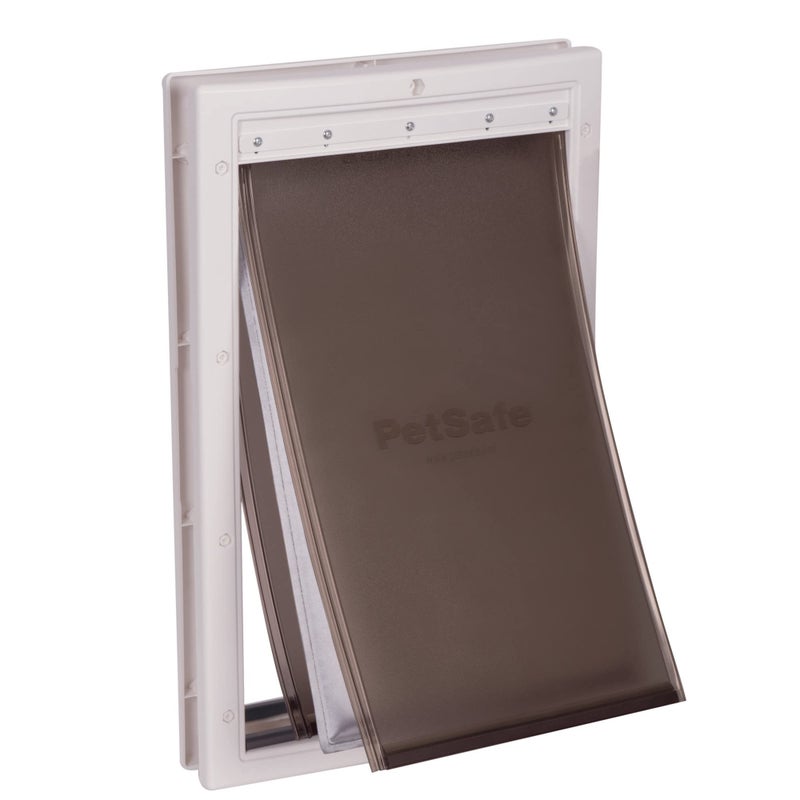 PetSafe Extreme Weather Pet Door - Insulated Weather-Resistant Dog & Cat Door with Durable Plastic Frame - Maximum Energy-Saving Efficiency - Large - for Dogs & Cats up to 100 lbs - Image 1