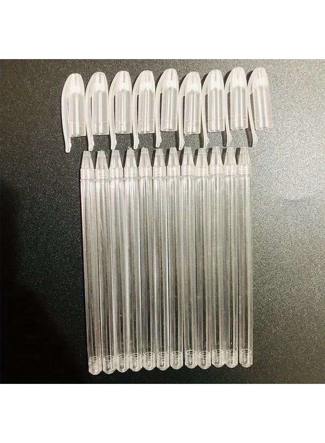 21Pcs Transparent Plastic Pen Holders For Desk Organization Home Office Use - Image 5