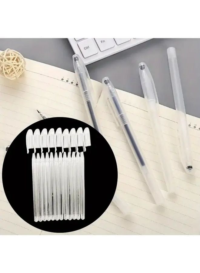 21Pcs Transparent Plastic Pen Holders For Desk Organization Home Office Use - Image 1