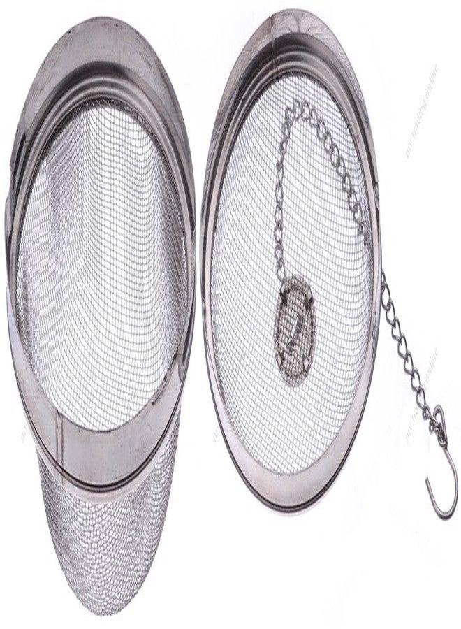 M.V. Trading SD2317 Stainless Steel Locking Spice Mesh Ball, Tea Strainer, Tea Infuser, Giant Size, 2½-Inch - Image 2
