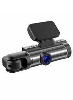 GULFLINK Dash Cam Front and Inside 1296P Dual Dash Camera For Cars 3.16 Inch Full HD 110 Degree Wide Angle Car Dashboard Camera With Infrared Night Vision,G-Sensor, Parking Monitor, Loop Recording  - Image 3