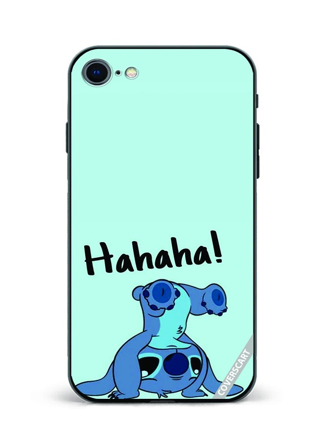 COVERSCART Protective Case Cover For Apple iPhone 7 Hahaha Design Multicolour