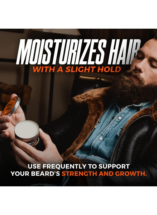 وايلد ويليس بلسم اللحية وايلد ويليز بزبدة اللحية - بلسم عضوي للحية لنمو سريع للحية، مُنعم للعناية باللحية - كريم لحية للرجال لإزالة الحكة والقشرة، يُعيد الرطوبة - بنكهة النعناع المنعش، 2 أونصة - Image 3