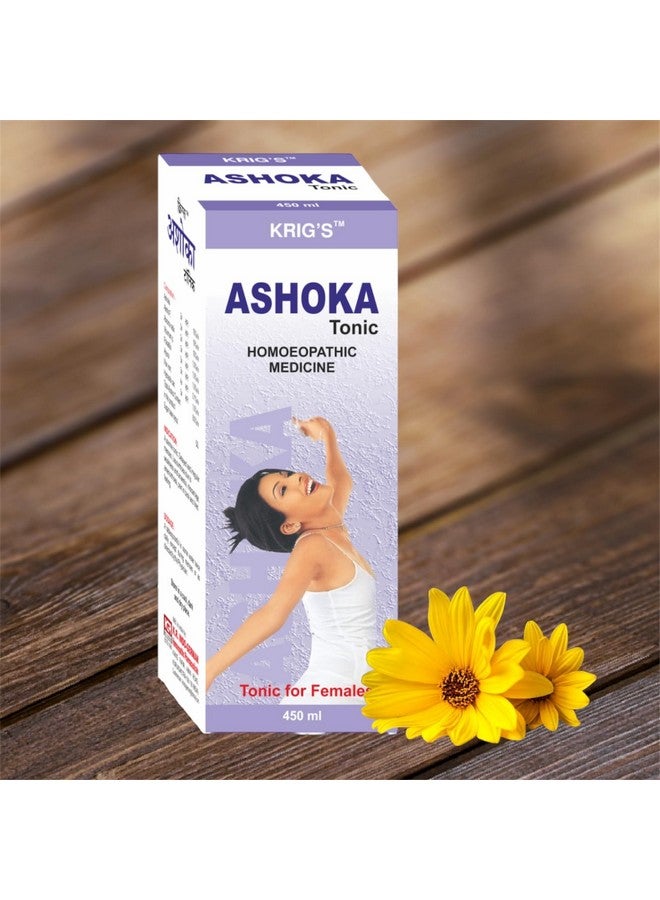 KRIG'S Ashoka Tonic_Homeopathic For Women 450ml (Pack of 1 BIG SIZE Bottle) - Image 2