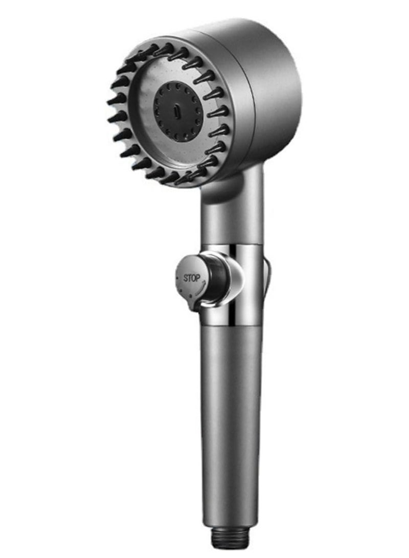 DubaiGallery High Pressure Massage Rain Shower Head 3 Modes with Adjustable Filter Boost Shower Set Hose Holder Bathroom Accessories - Image 3