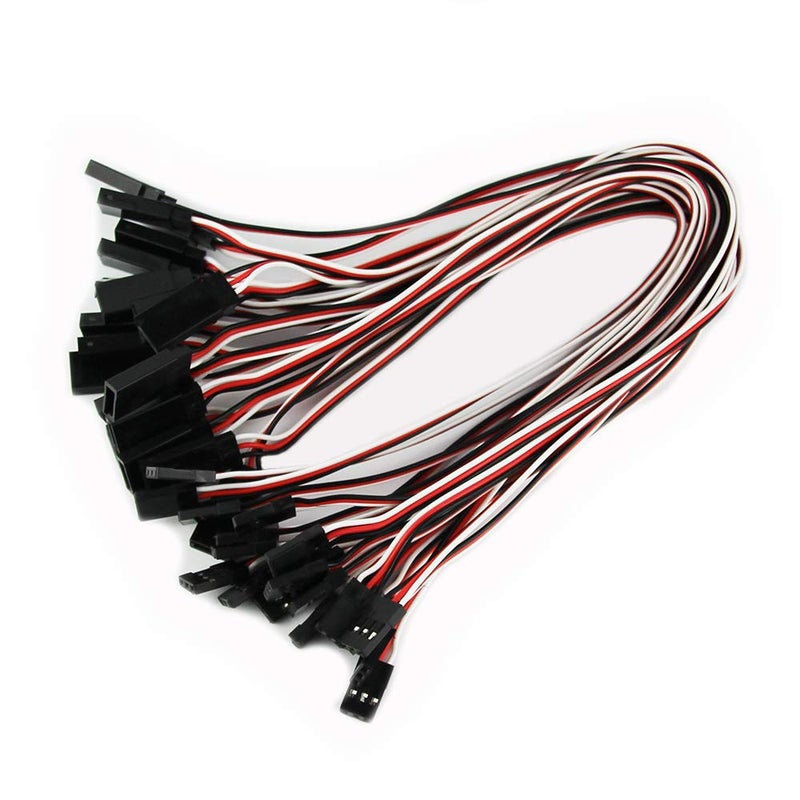 Oliyin 20pcs 11.81inch 30cm 300mm RC Servo Extract Clor Cable Cable Lead for RC Car Helicopter - Image 2