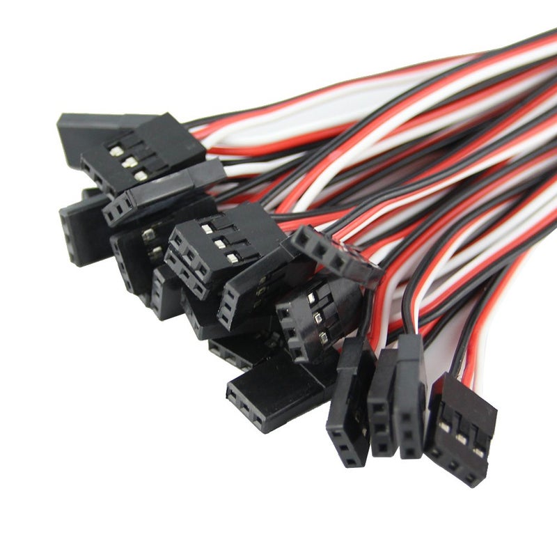 Oliyin 20pcs 11.81inch 30cm 300mm RC Servo Extract Clor Cable Cable Lead for RC Car Helicopter - Image 5