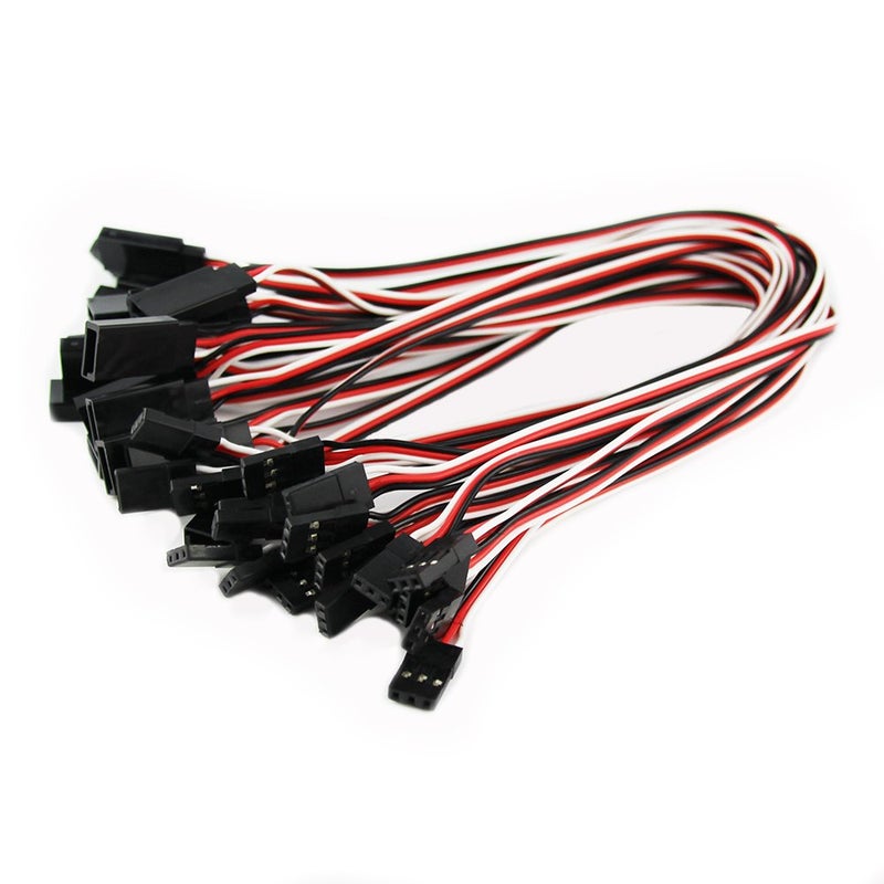 Oliyin 20pcs 11.81inch 30cm 300mm RC Servo Extract Clor Cable Cable Lead for RC Car Helicopter - Image 1