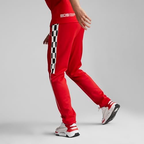 PUMA Men's Standard Scuderia Ferrari Race MT7 Track Pants, Rosso Corsa, Small - Image 5