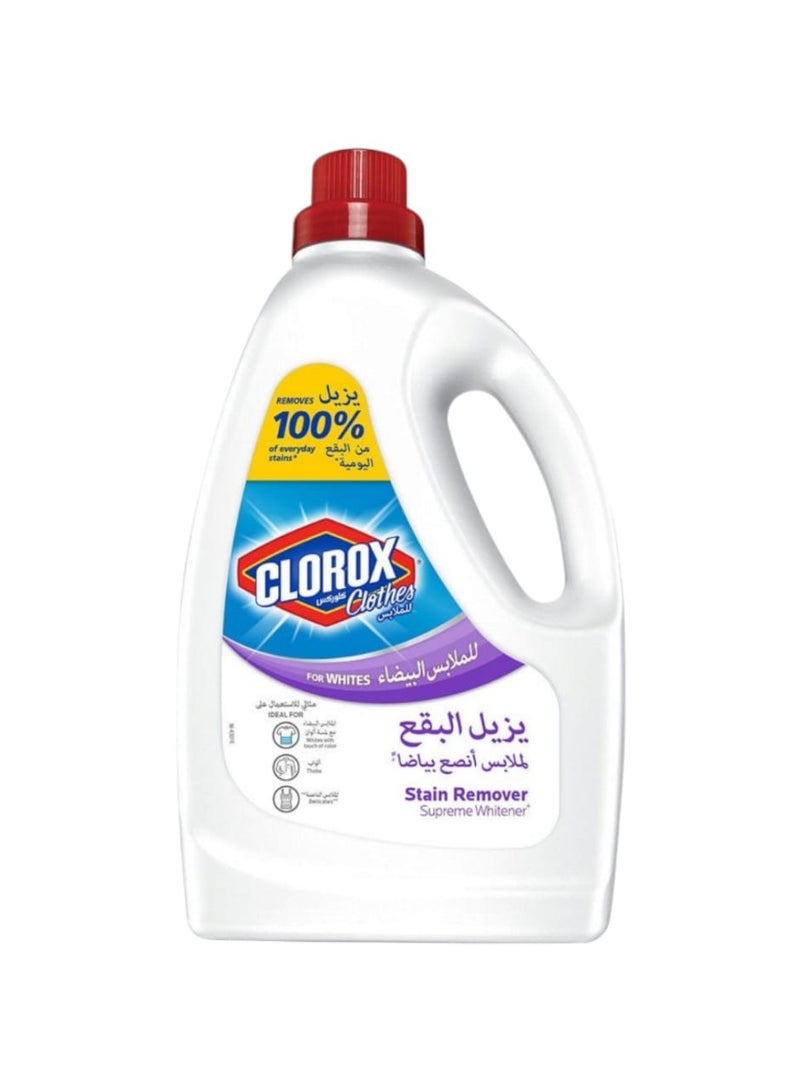 كلوركس مزيل البقع للملابس البيضاء 3 لتر