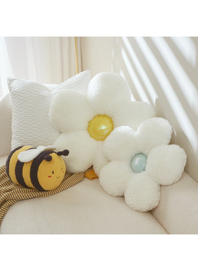 Generic - Cross Border Flower Little Bee Doll Pillow Children Plush Toy Home Decorative Cushion Doll Doll-Specifications:See Details-Color:50cm Flowers - Image 1