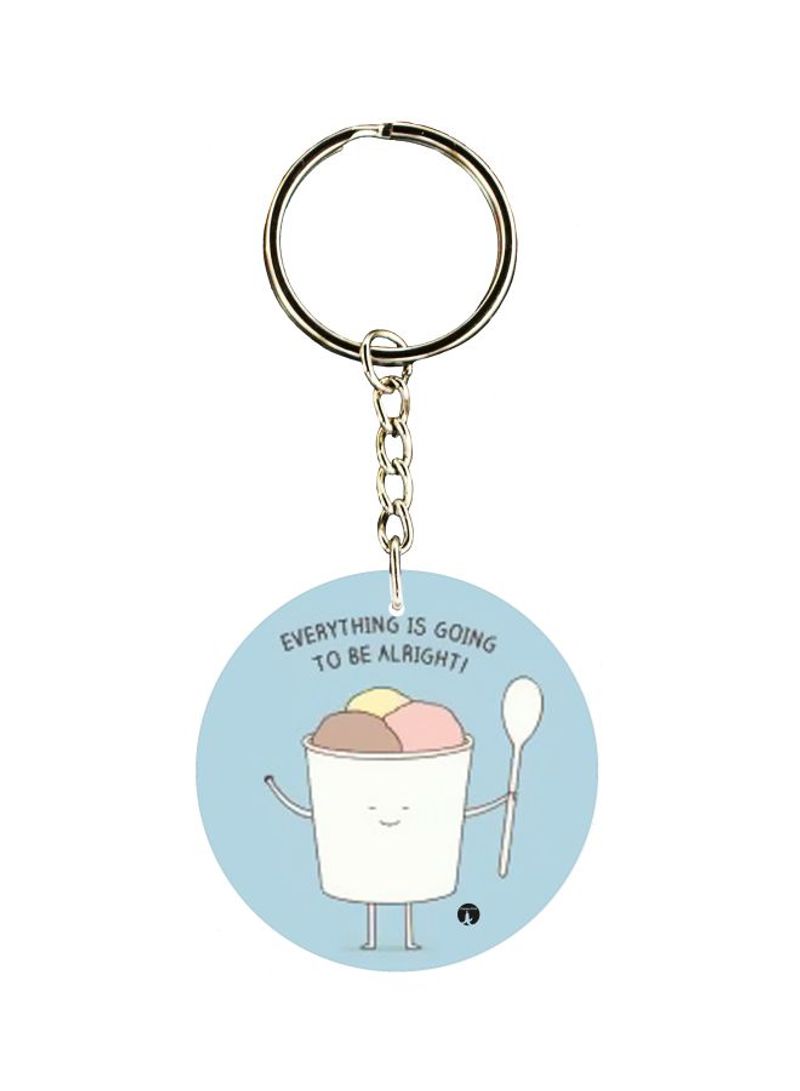 RKN Everything Is Going Printed Dual Sided Keychain