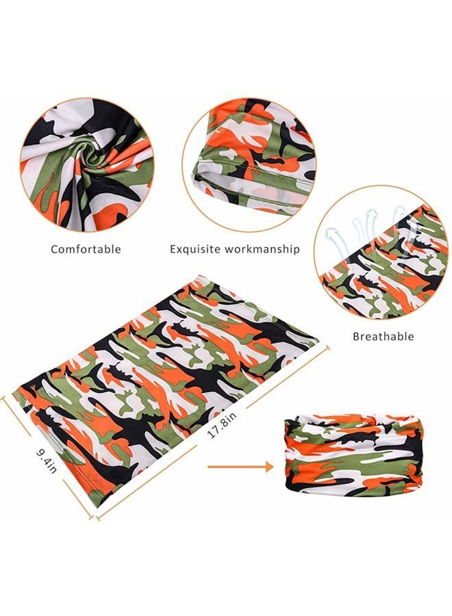 MASTOP 6 Pieces Sun UV Protection Face Mask Neck Gaiter Windproof Scarf Sunscreen Breathable Bandana Balaclava for Sport Outdoor (Camouflage) - Image 4