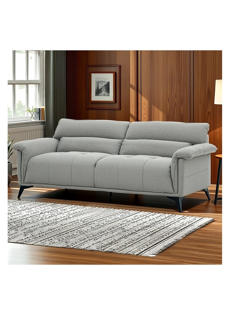 ROYALOAK Royaloak Romen Fabric 3 Seater Sofa | Fabric Upholstery | Pocket Springs | Comfortable Seating Space | Sofa 3 Seater  - Image 1