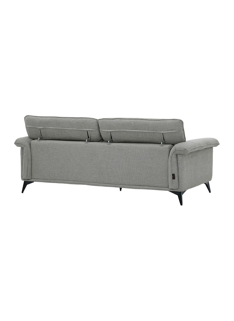 ROYALOAK Royaloak Romen Fabric 3 Seater Sofa | Fabric Upholstery | Pocket Springs | Comfortable Seating Space | Sofa 3 Seater  - Image 4