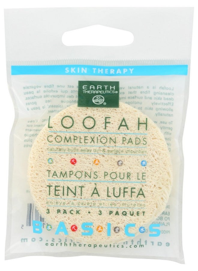 Earth Therapeutics EARTH THERAPEUTICS Loofah Face Disc, 3 CT  - Image 1