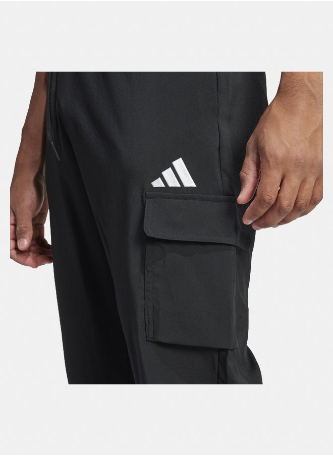 Adidas Essentials Small Logo Cargo Joggers  - Image 3