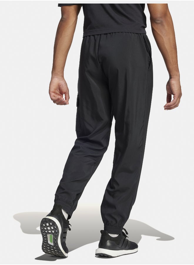 Adidas Essentials Small Logo Cargo Joggers  - Image 4