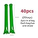 ROSEBB 40pcs Round headTeam Spirit Boom Sticks Thunder Sticks Cheering Sticks Team Spirit Plastic Cheerleading Spirit Stick Clapper Inflatable Noise Maker Sports Supply Green - Image 3