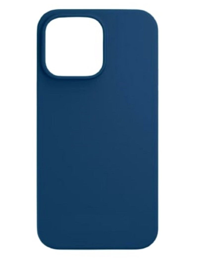 إيف علبة سيليكون ناعمة ومرنة لـ iPhone 15 Blue Blue - Image 1