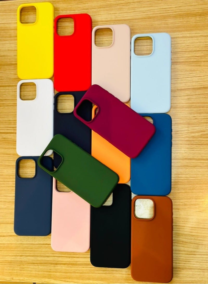 إيف علبة سيليكون ناعمة ومرنة لـ iPhone 15 Blue Blue - Image 2