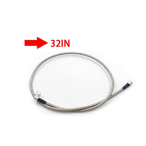 LVOUP 4AN Stainless Steel Braided Turbo Oil Feed Line 32 Turbocharger Oil Drain Return Line Hose And Hose Ends - Image 3
